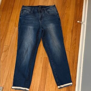 Earl Jeans Dark Blue Ankle Jeans